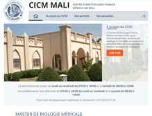 Tablet Screenshot of cicm-mali.org
